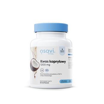 Kwas kaprylowy 600mg 60kaps Osavi